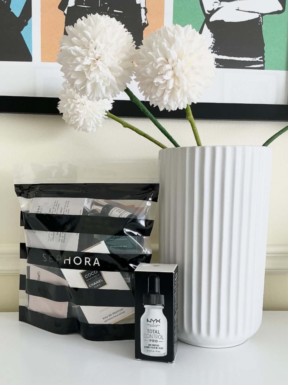 10 scents samples + haircare, skincare & makeup